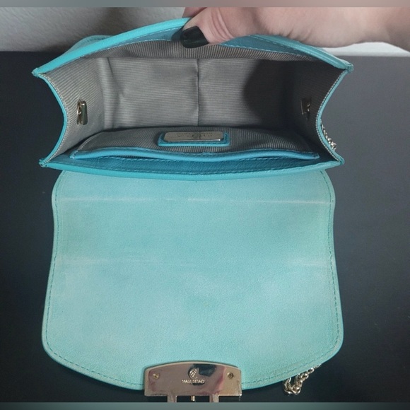 Furla Metropolis Teal Leather Mini  Crossbody Bag - Picture 11 of 15